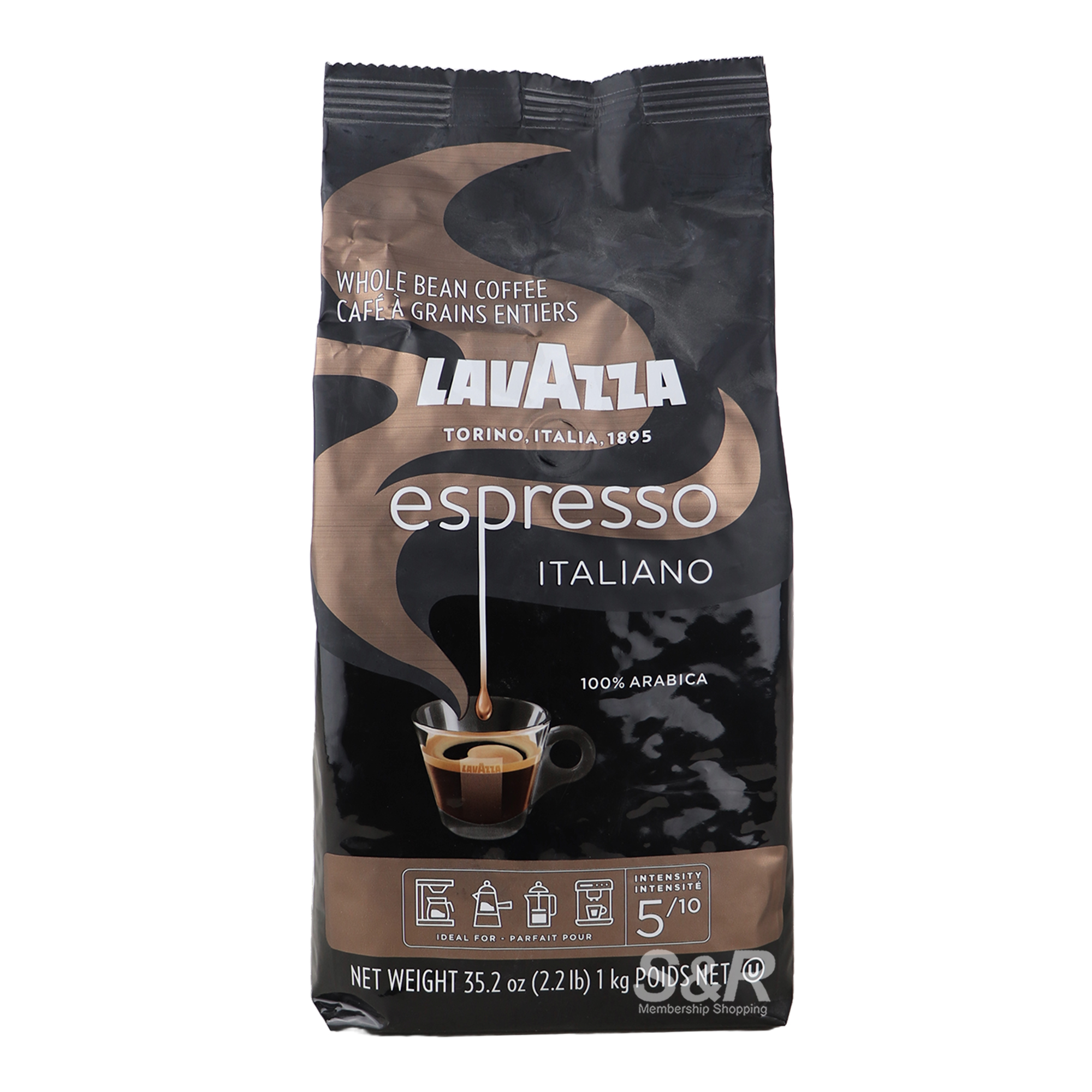 Lavazza Espresso Italiano Whole Bean Coffee 1kg Lavazza Espresso Italiano Whole Bean Coffee 1kg